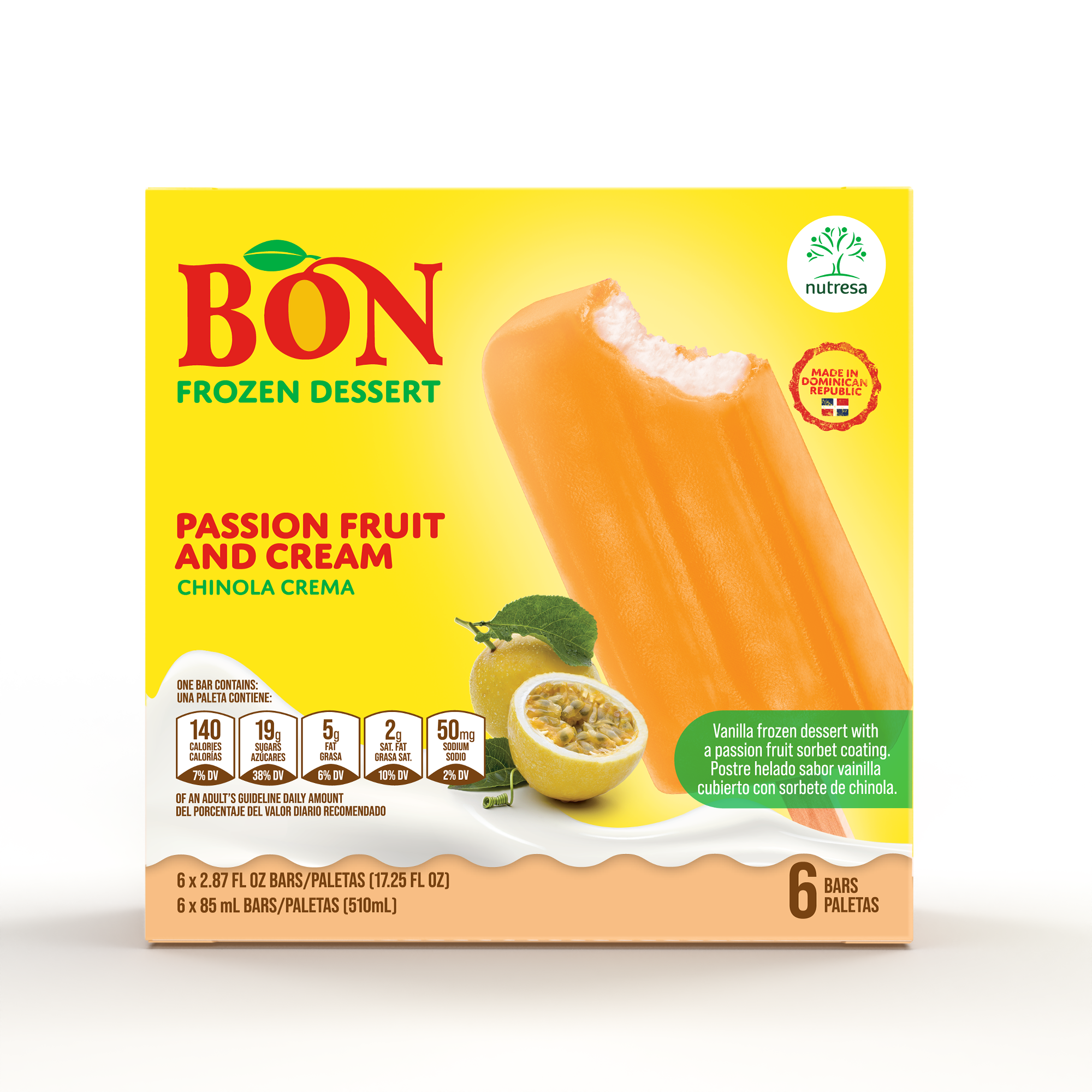 1055041 BON PASSION FRUIT CREAM DISP 6 6 3 FL OZ Parada frontal Final