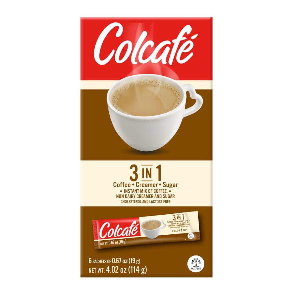 Colcafe 3 In 1 Box 4.02 Oz - 6 ct