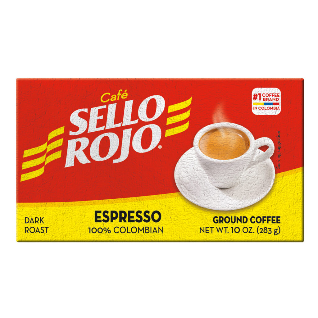 SELLO ROJO ESPRESSO 100%COL GROUND COFFEE
