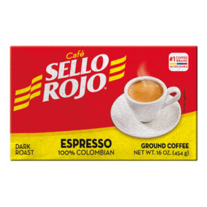 1034475 - SELLO ROJO ESPRESSO 100%COL GROUND COFFEE 16 OZ
