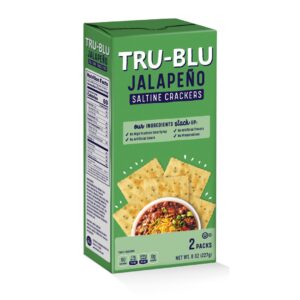 1043909 - Tru-Blu Jalapeno Saltine Crackers, 8 Oz