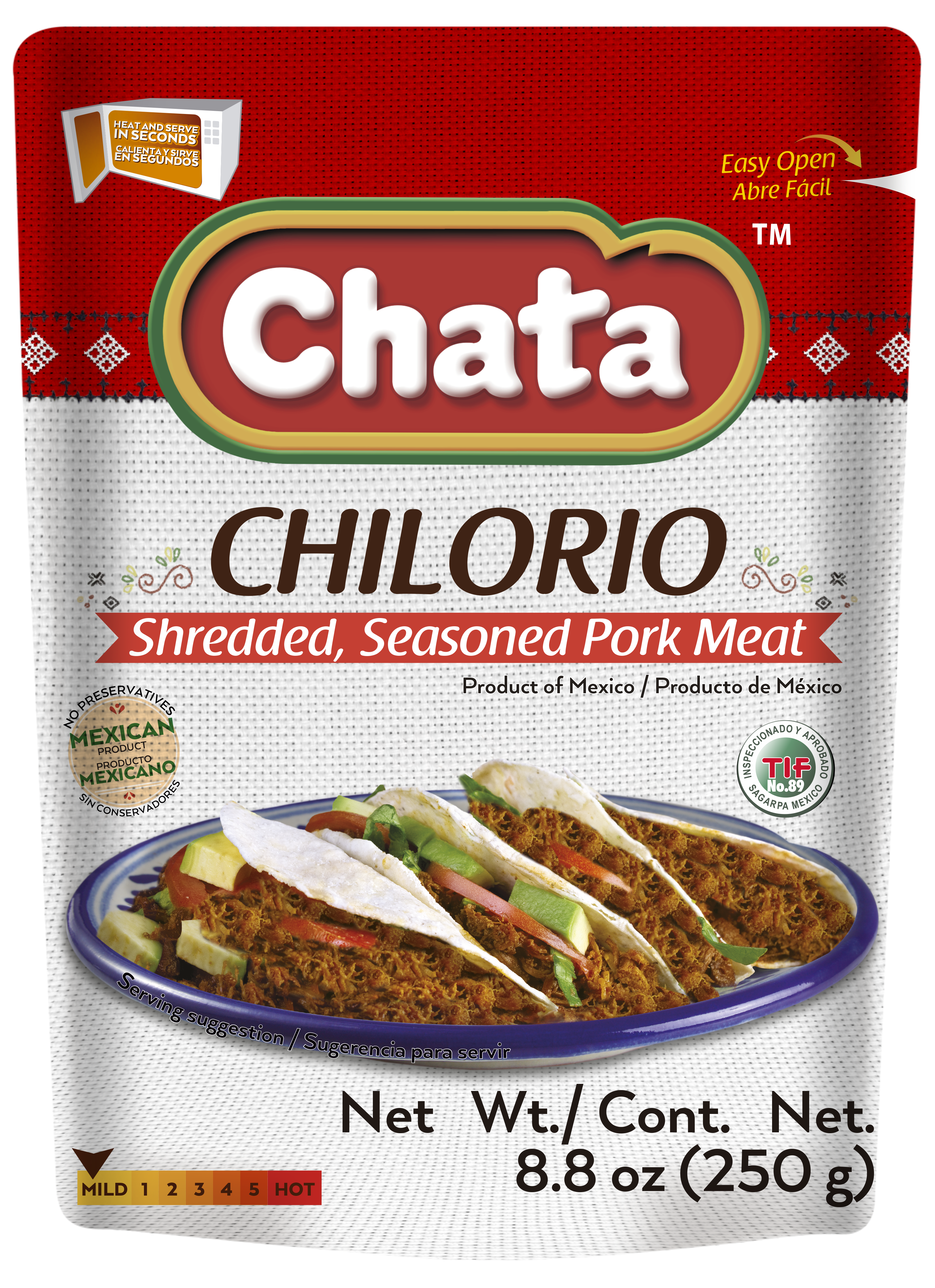 2012075 - Chata Chilorio Pork 8.8 Oz