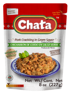 2012137 - CHATA Pork Crackling in Green Sauce 8 Oz Pouch