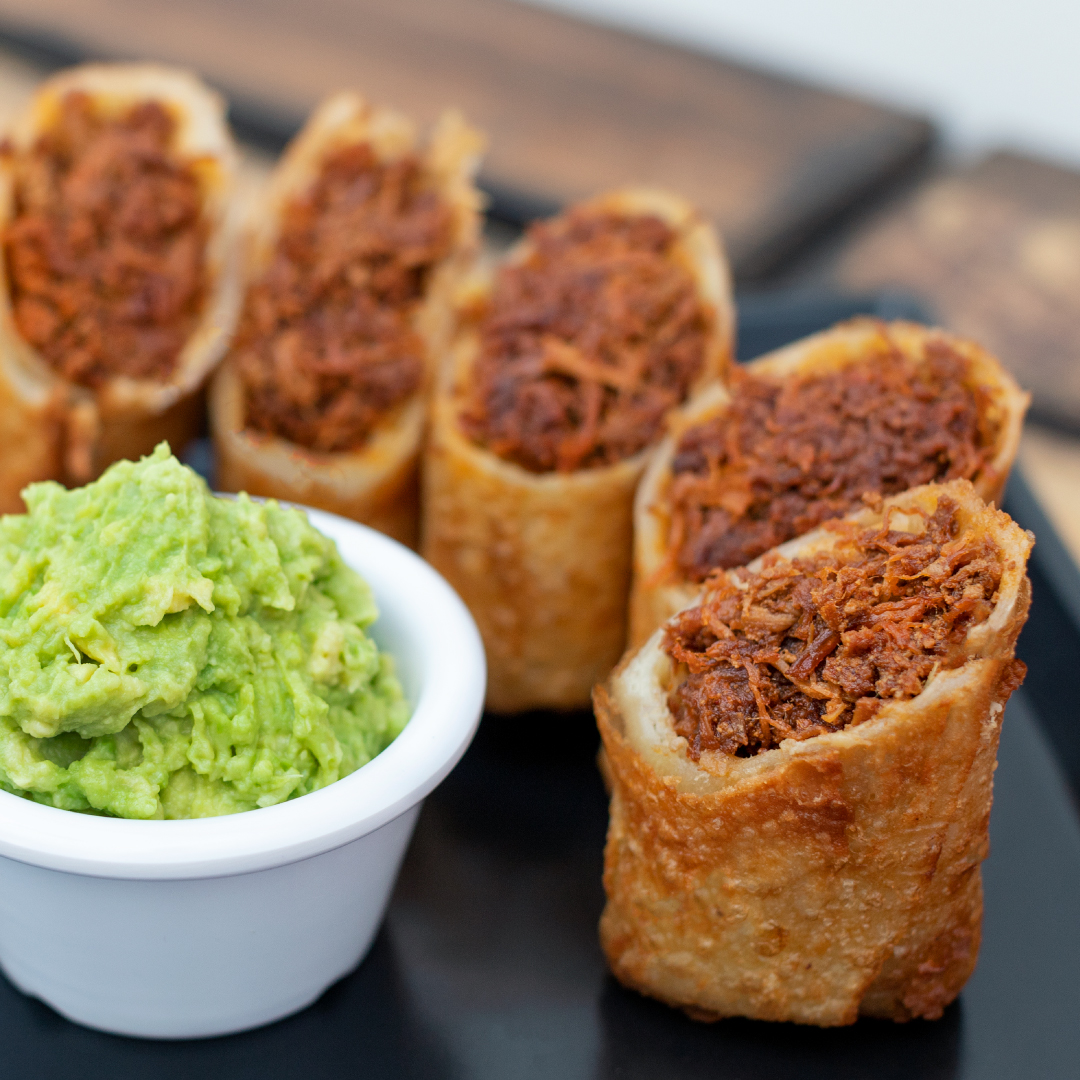 Lifestyle moment of prepare food ready to eat a mexican burrito