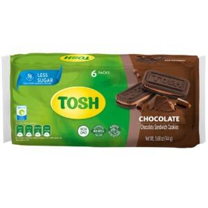 TOSH CHOCOLATE COOKIE 6 packs chocolate sandwich cookies