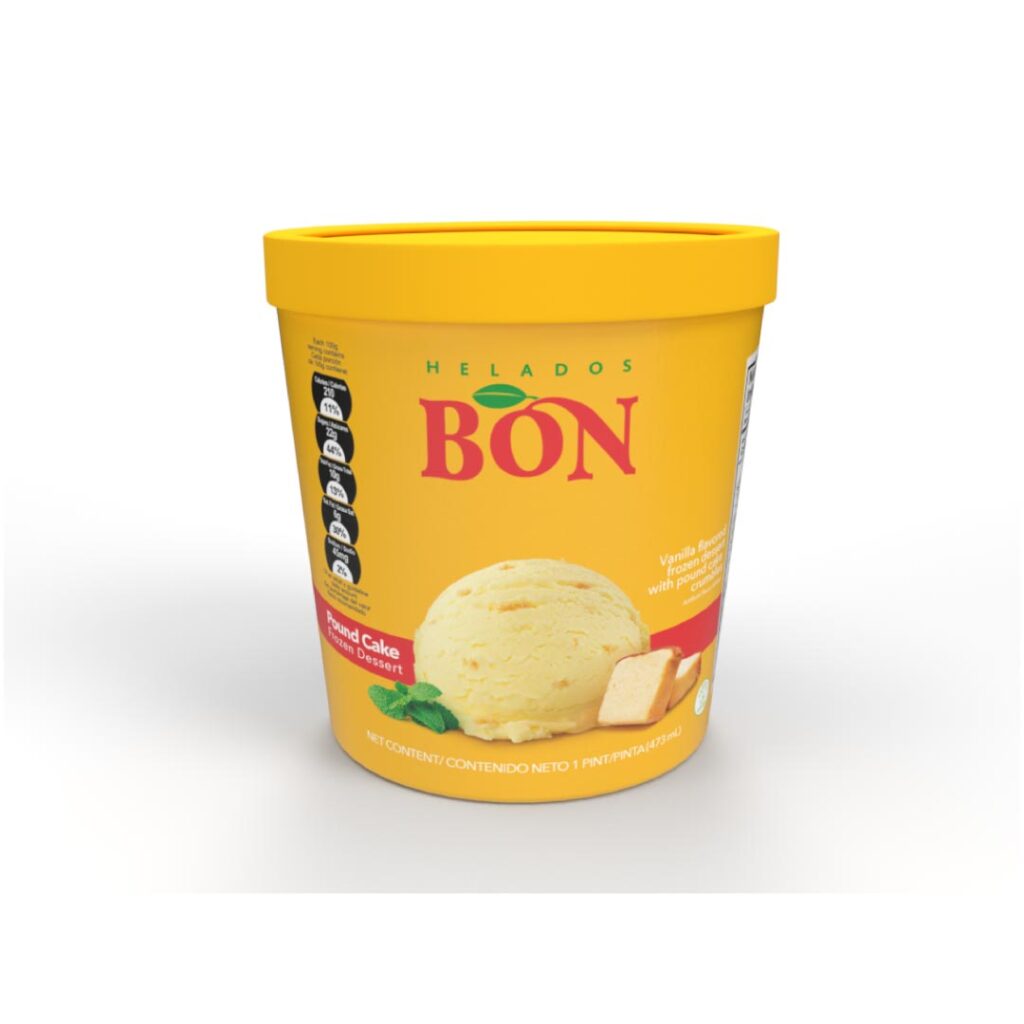 1055044 BON FROZEN DESSERT POUND CAKE 6 16 OZ