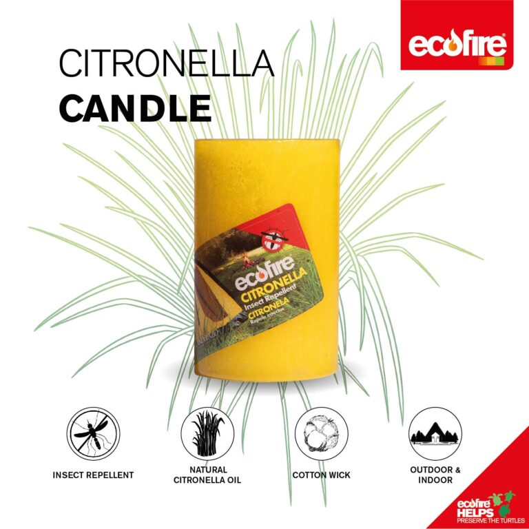 citronella candle-ecofire insect repelent natural citronella wick outdoor and indoor