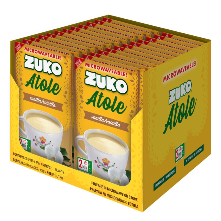 Zuko Atole Vanilla Display 24 ct x 1.6 Oz