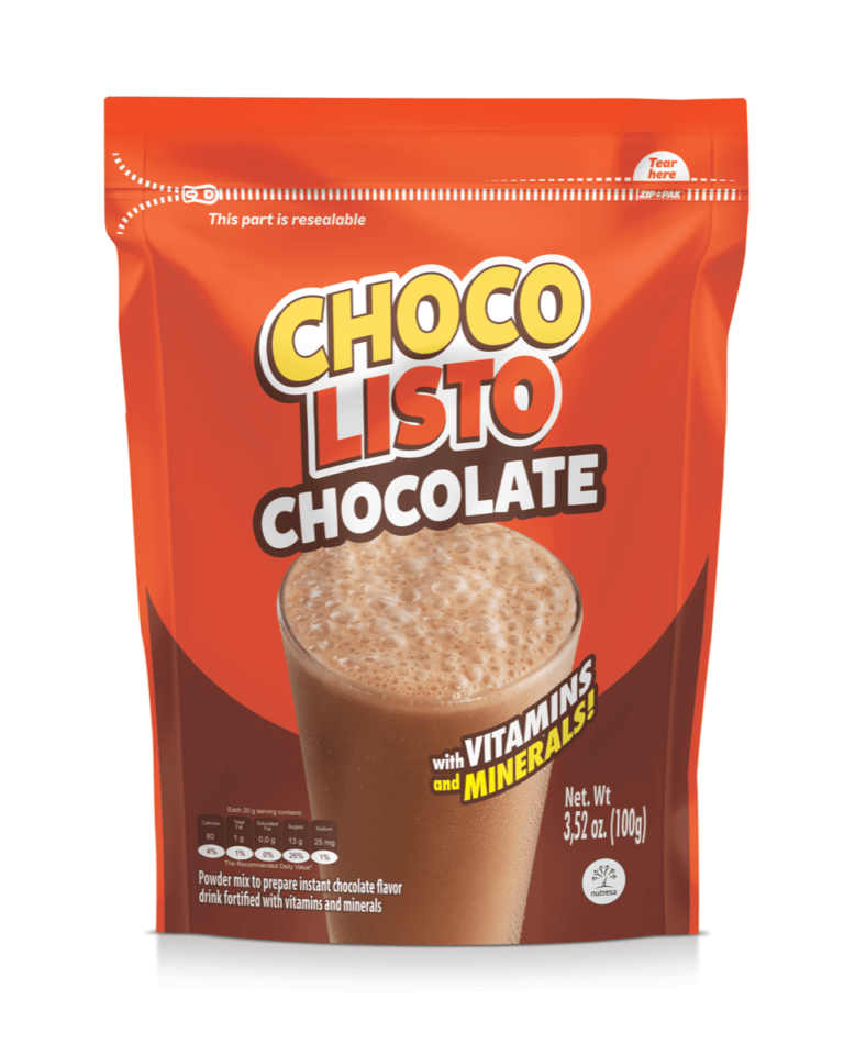 CHOCOLISTO-chocolate- with vitamins and minerals-bag