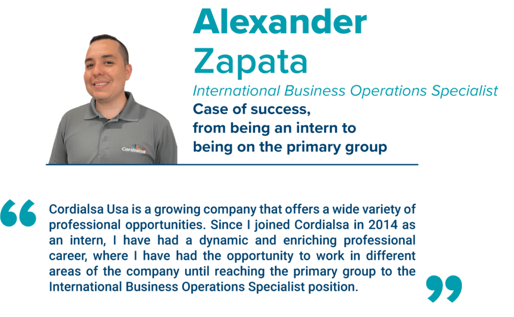 Alexander Zapata International Business Operations Specialist