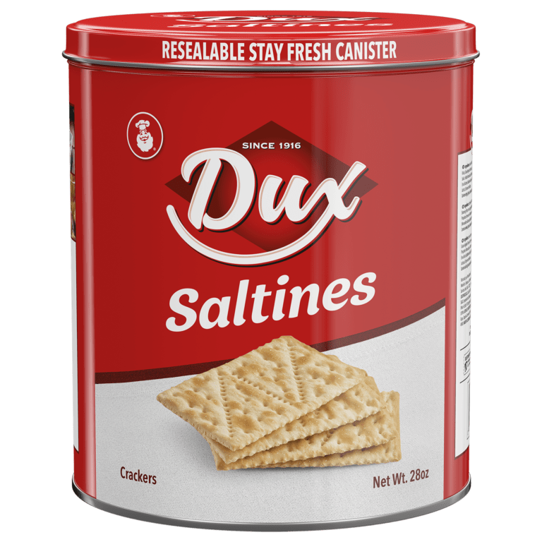 Dux Saltines-Crackers-resealable stay fresh canister