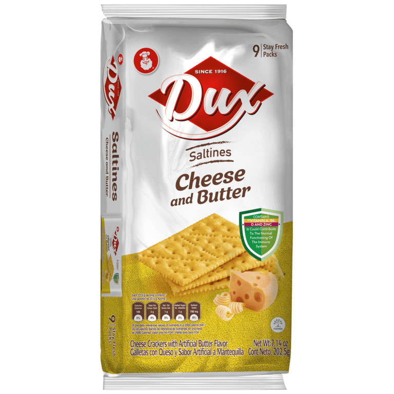 CRACKERS DUX CHEESE AND BUTTER BAG