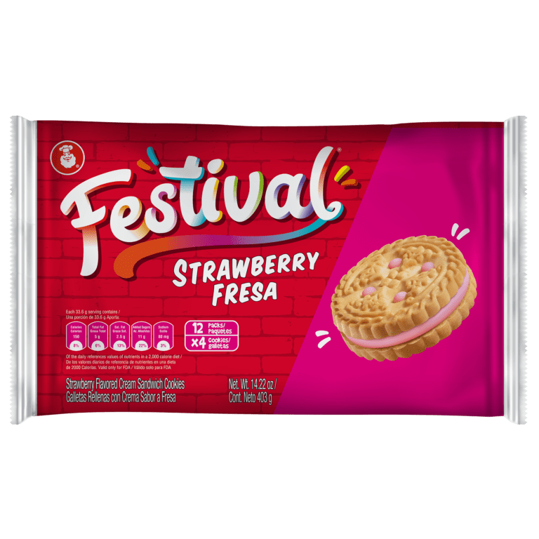 Festival STRAWBERRY Cookies 12X4 14.21 OZ