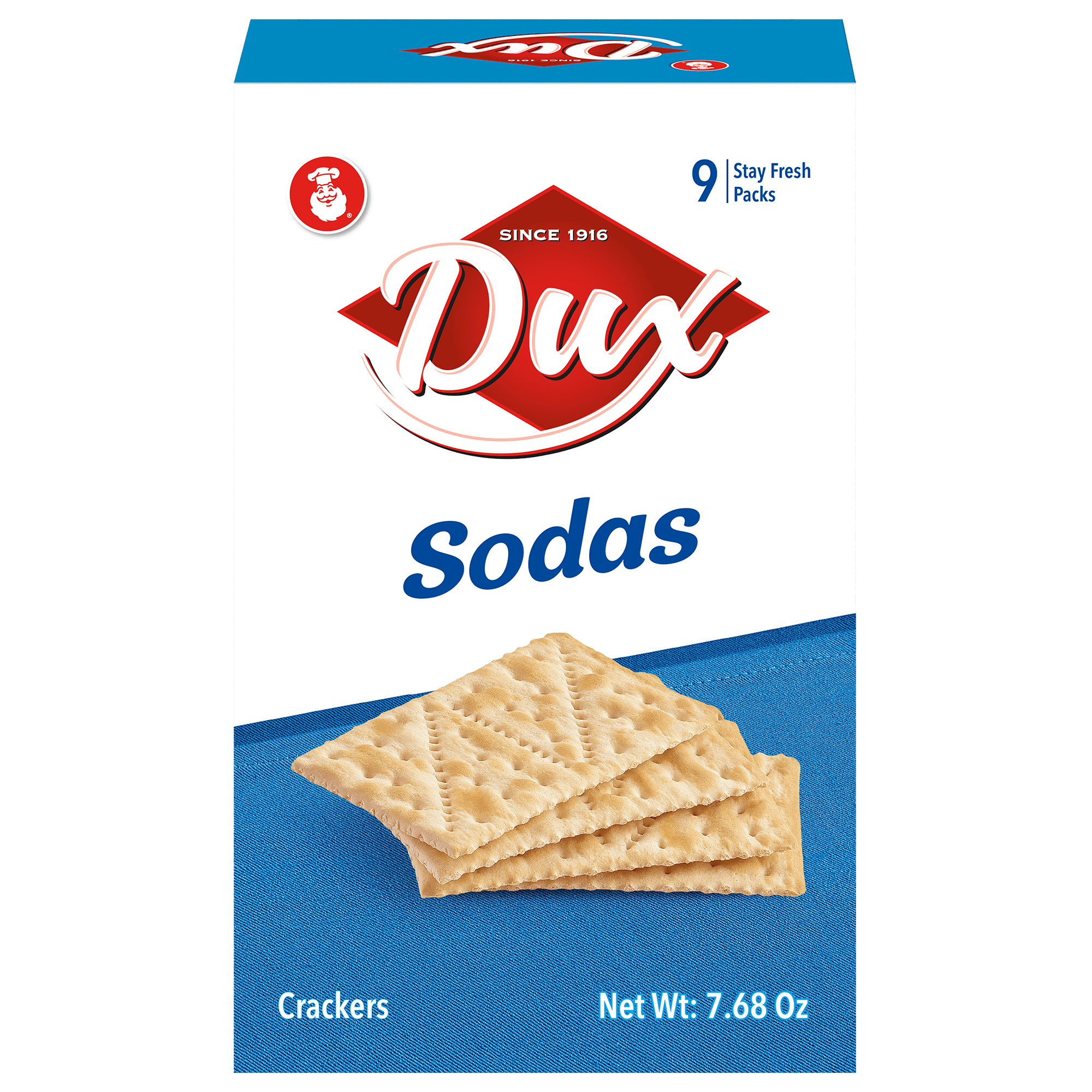 1056600 DUX SODAS CRACKERS BOX 12 7.68 OZ