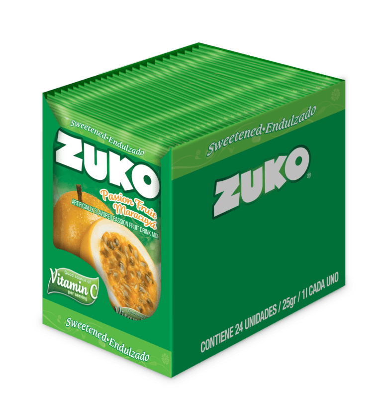 ZUKO PASSION FRUIT - 24 UNITS