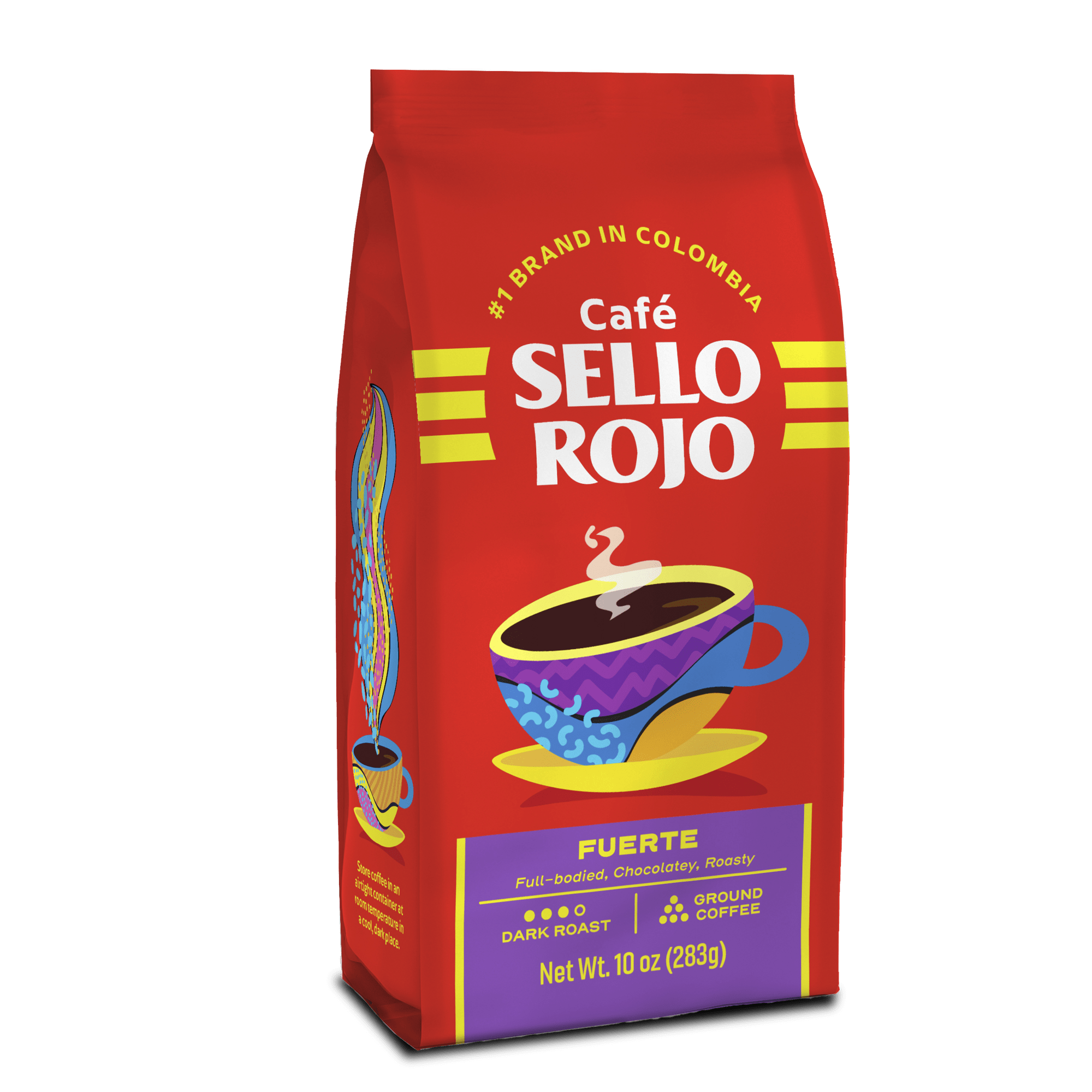 1064528 SELLO ROJO GROUND COFFEE FUERTE 10OZ Main Image