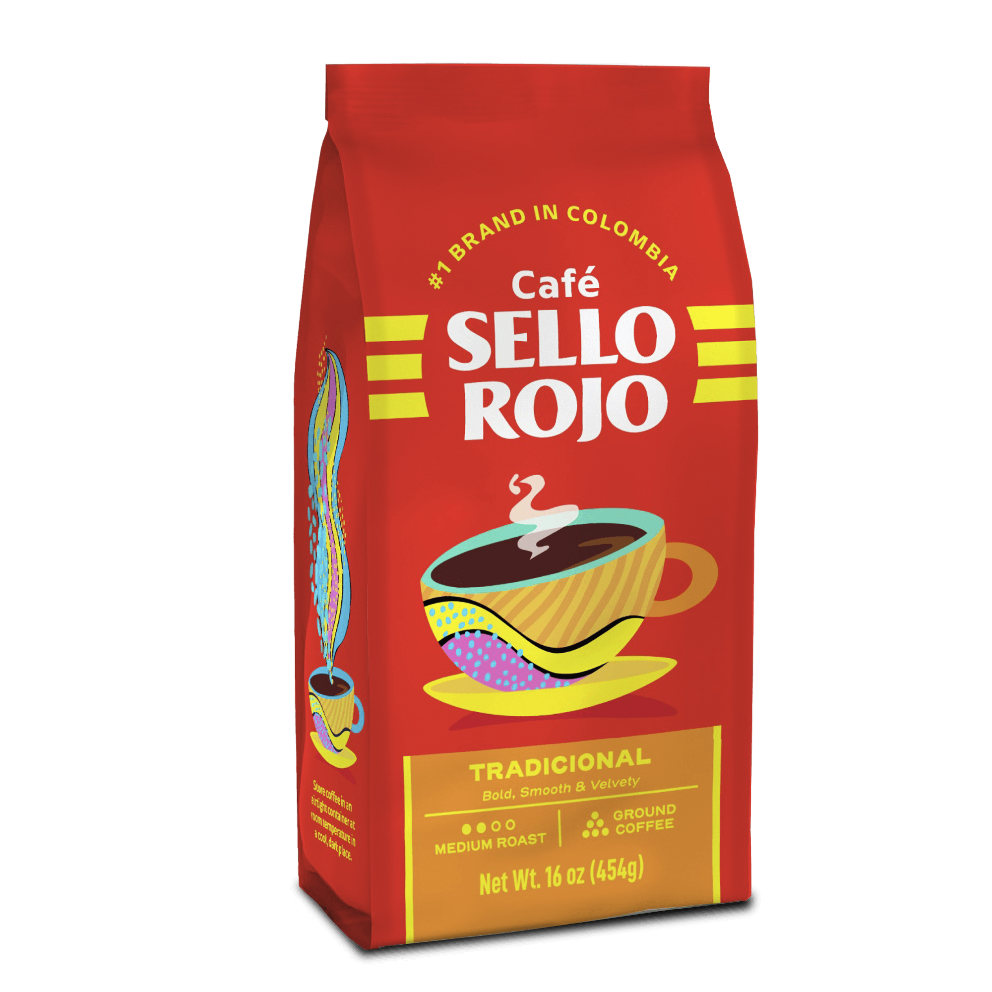 1065101 SELLO ROJO GROUND COFFEE TRADICIONAL 16OZ Main Image