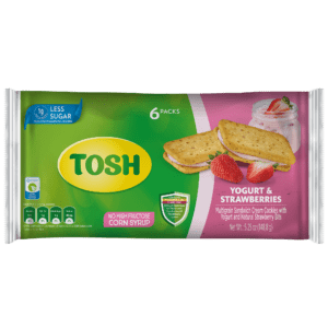 1036682 Tosh Yogurt y Fresas 6x2 USA