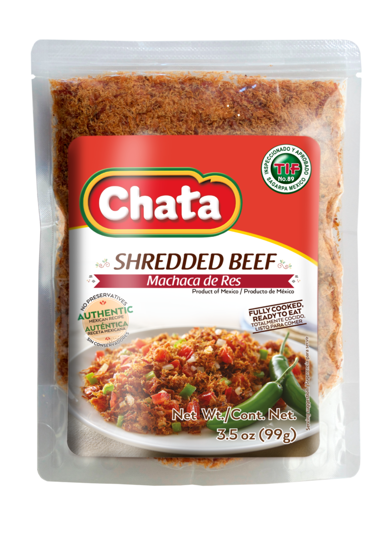 2012080 - Chata Shredded Beef (Machaca) Pouch 3.5 Oz