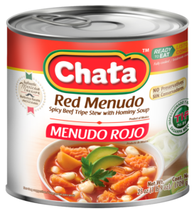 2012107 - Chata Red Menudo with Hominy 25 Oz Can Beef Tripe Stew with Hominy