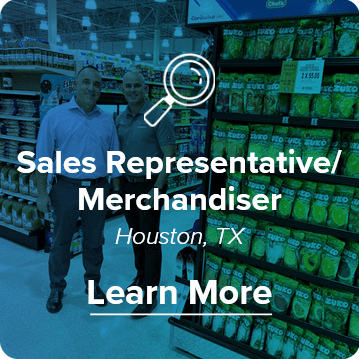 Sales Representative/Merchandiser - Houston, TX