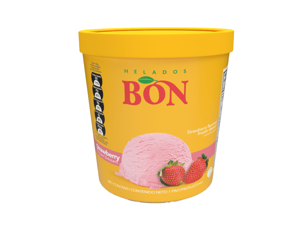 1055042 BON FROZEN DESSERT STRAWBERRY 6 16 OZ ALTA 1