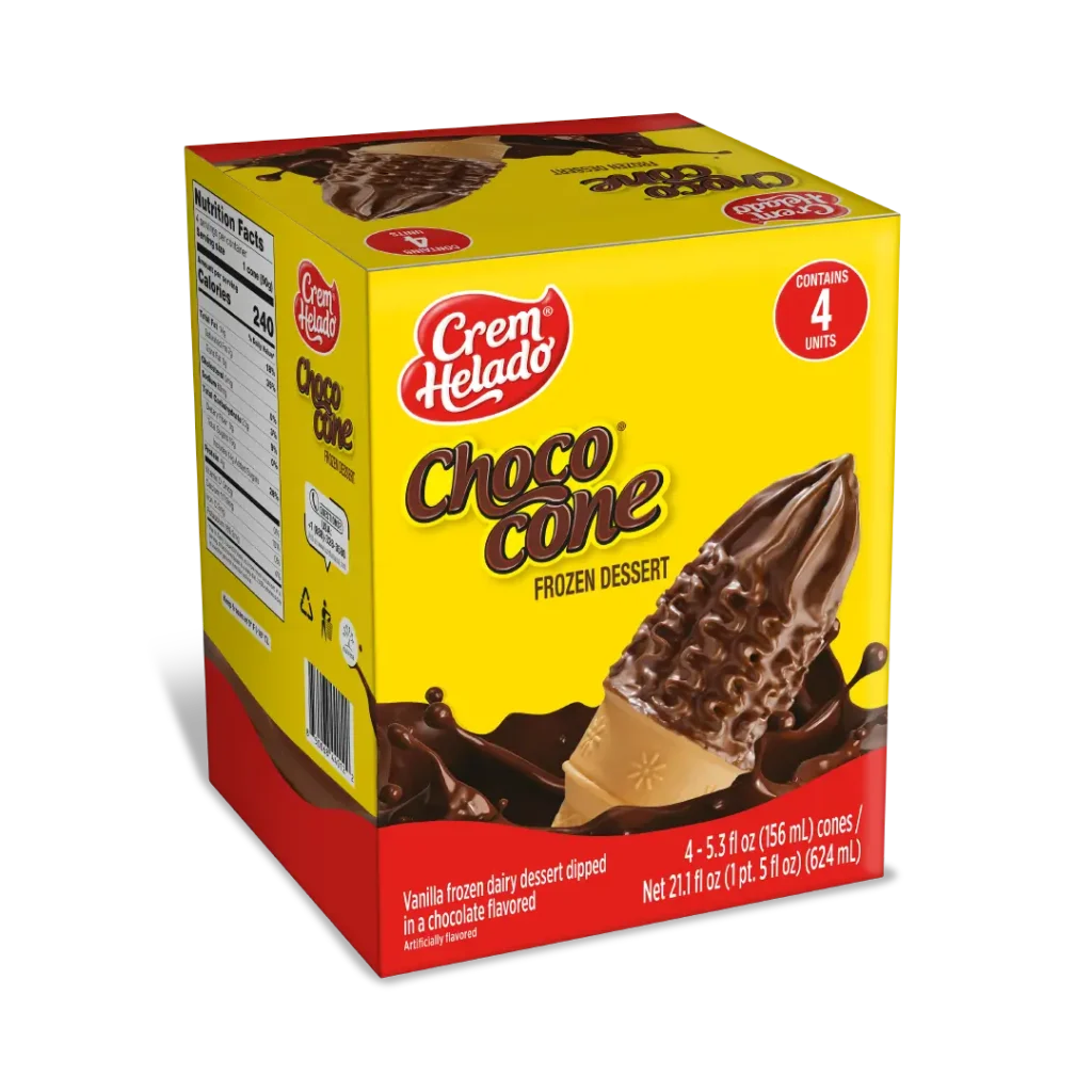 1077571 CREM HELADO CHOCOCONE PK 6 4 21 1OZ 3D FRONT 1080X1080