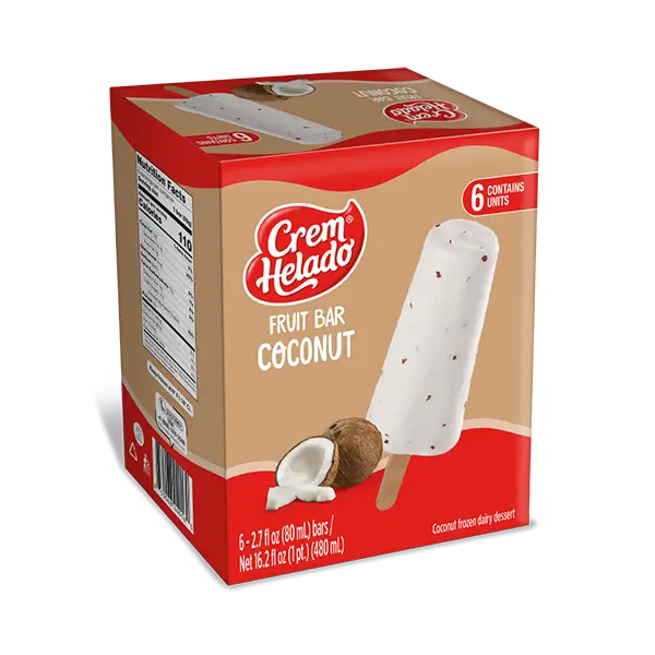 1077575 CREM HELADO FRTBAR COCO PK 8 6 16 2OZ 3D FRONT 600X600