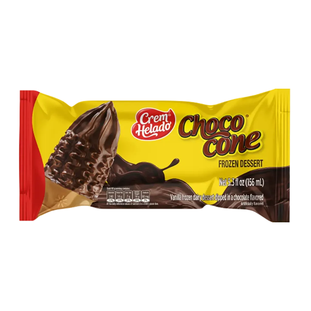 1077698 CREM HELADO CHOCOCONE 24 5 3OZ FRONT 1800x1800