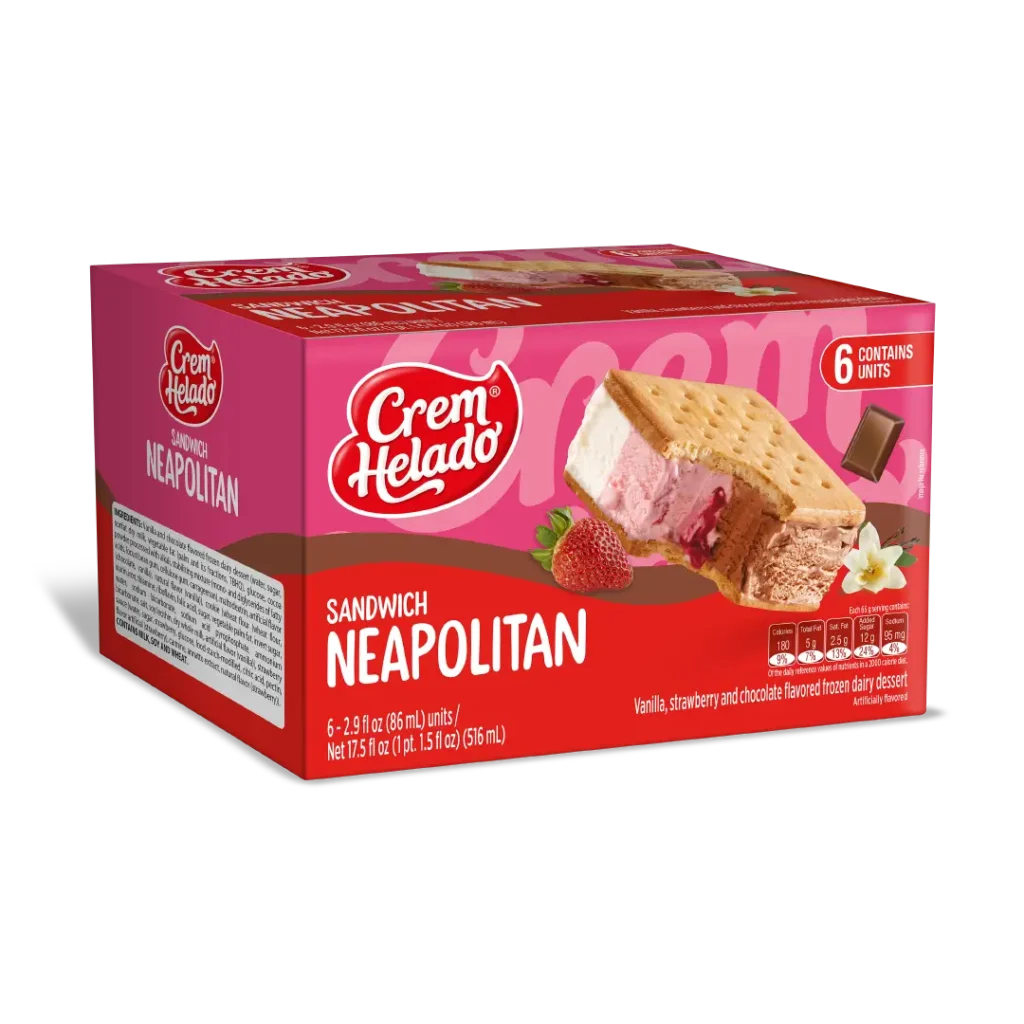 1077712 CREM HELADO SWCH NEAPOLITA PK 8 6 17 5OZ 3D FRONT 1080X1080