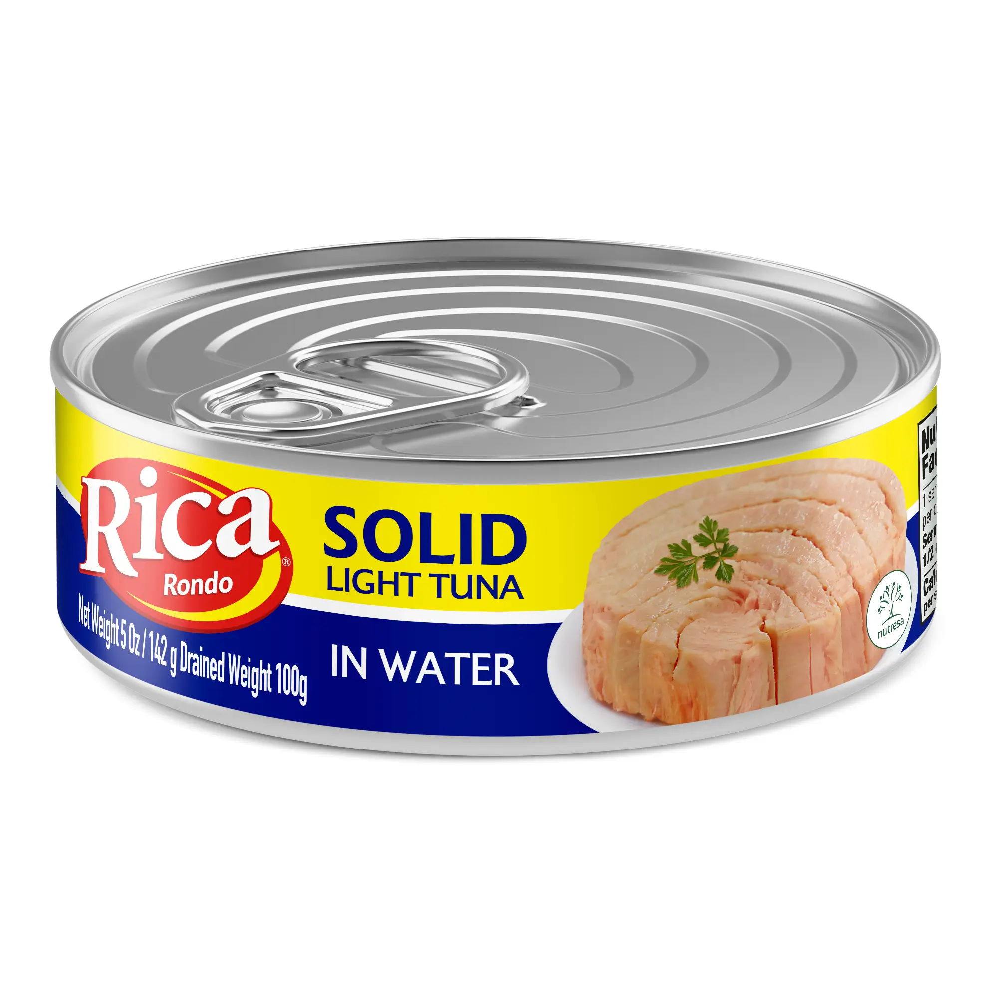 2025992 RICA SOLID IN WATER TUNA 48 5OZ FRONT