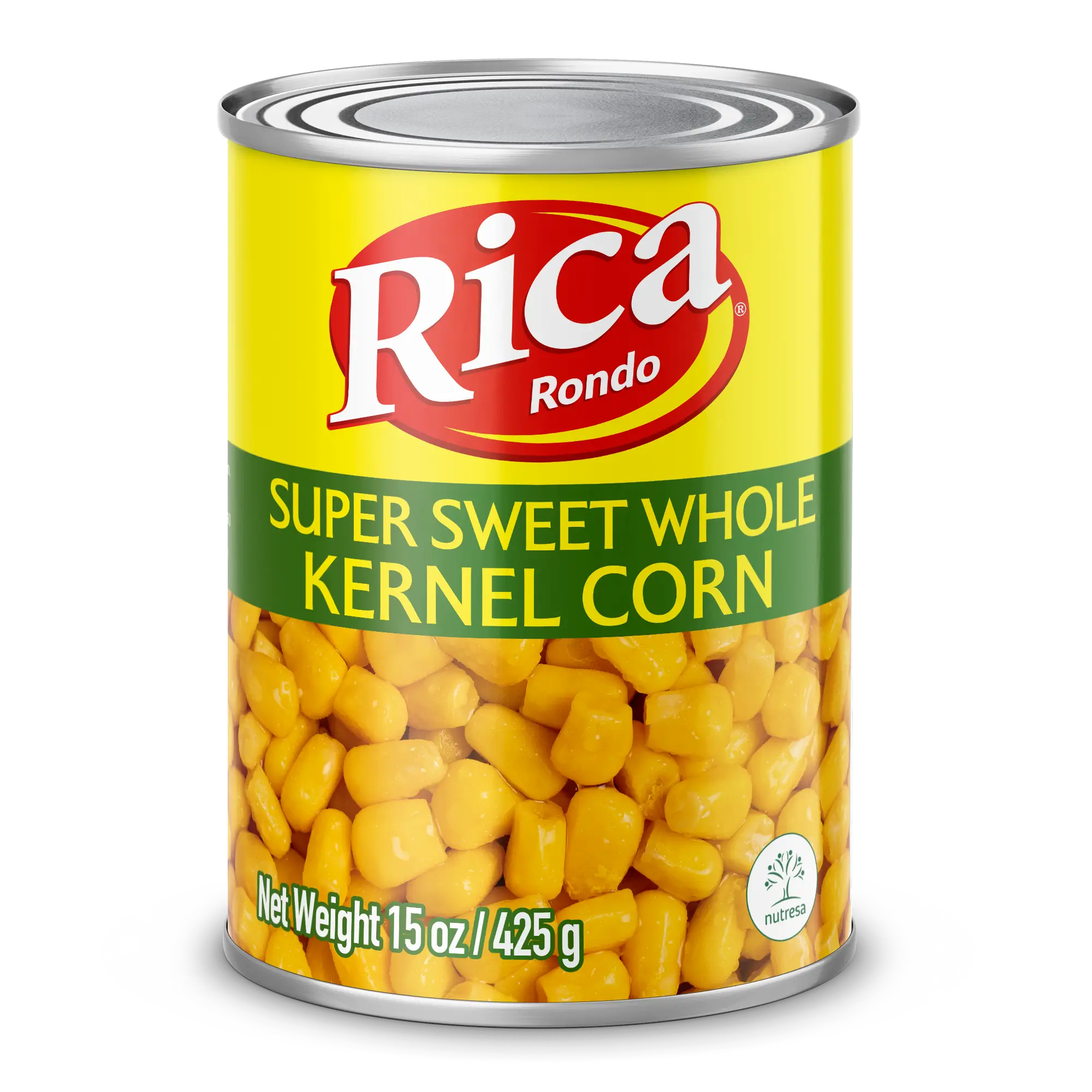 2036104 RICA SWEET CORN CAN 24 15OZ FRONT