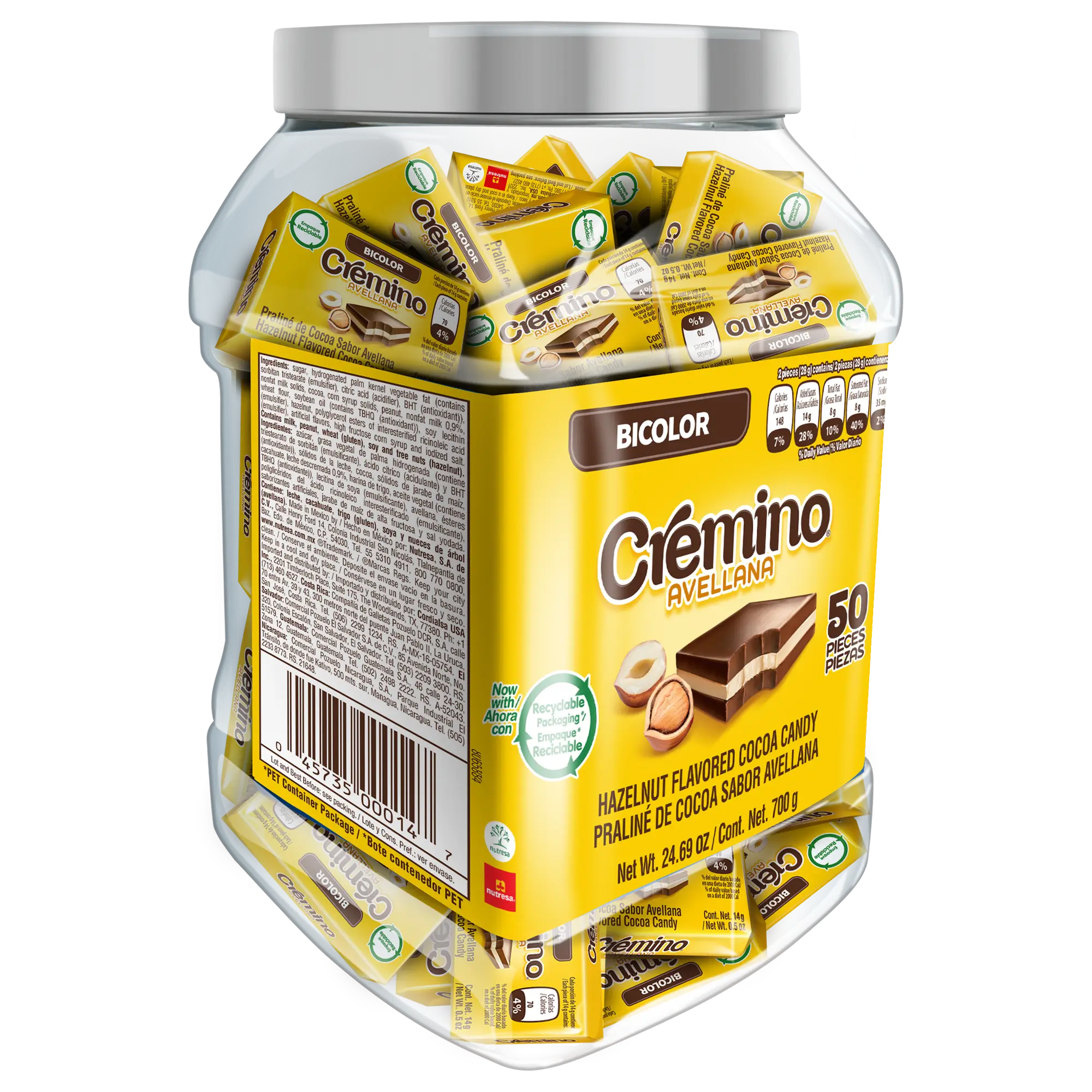 1074467 CREMINO BICOLOR VITRO PET 12 50 24 69 OZ FRONT