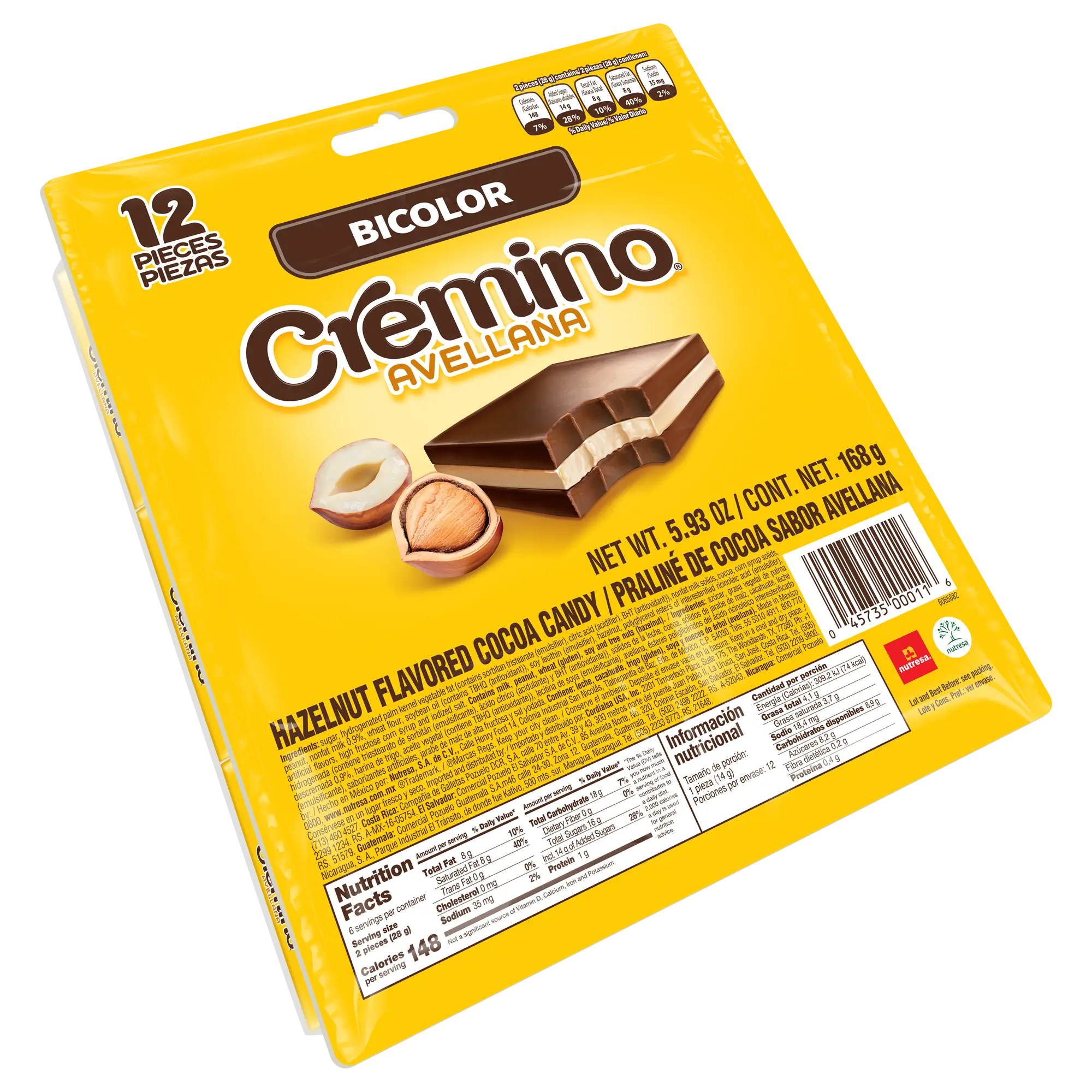 1074534 CREMINO BICOLOR BLISTER 24 12 5 93 OZ FRONT
