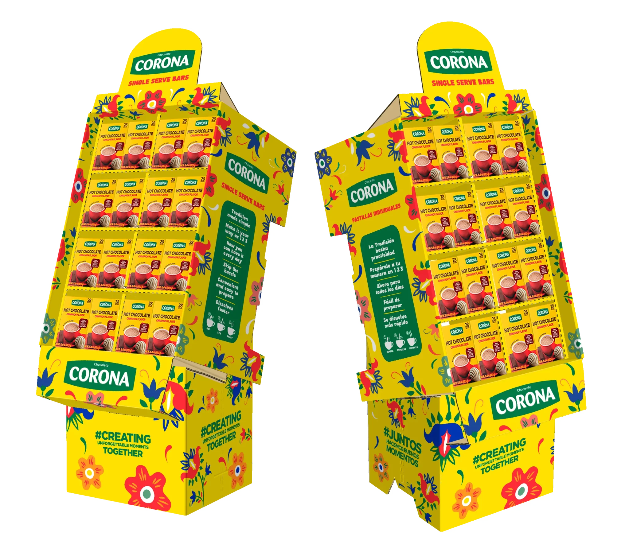 1080691 1080692 CORONA CHOC SGL SRV SHIP 48 15 43OZ FRONT