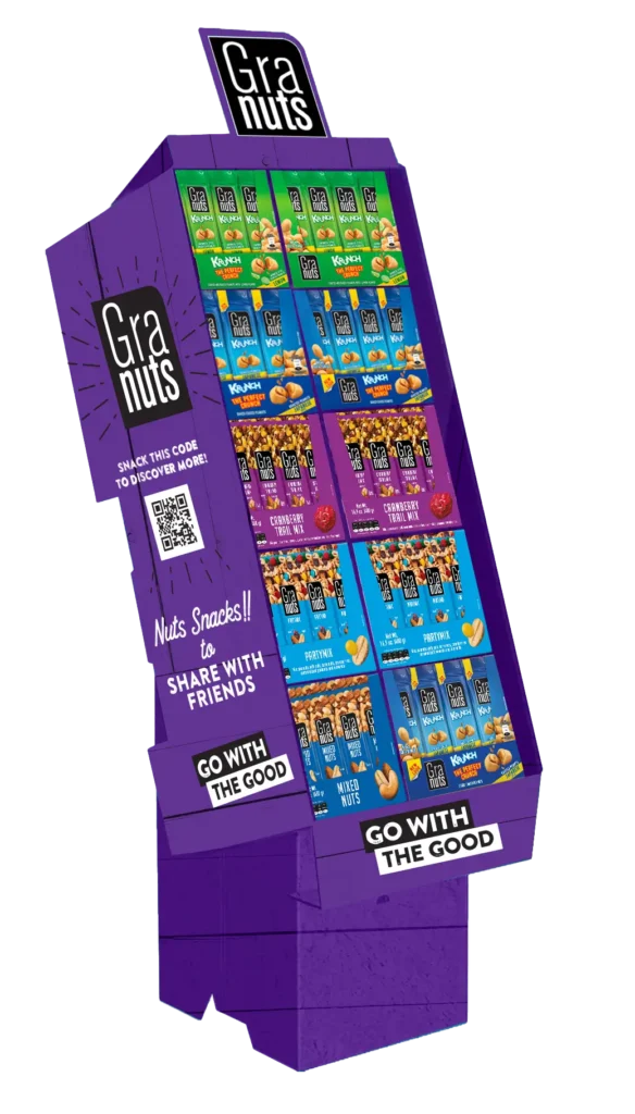 1044572 GRANUTS SHIPPER ASSORTED MIX DISPLAYS 30