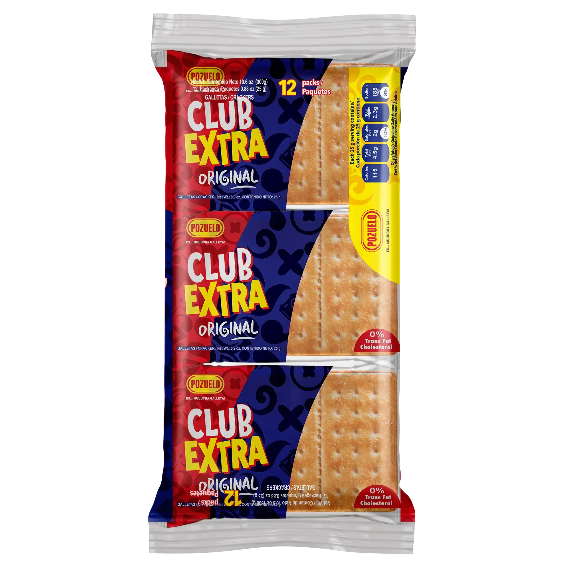 1056644 CLUB EXTRA COOKIE CLR PK 24 12 10 5OZ FRONT