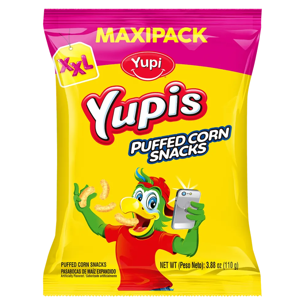 1081619 YUPI PUFFED CORN 17 3 88 OZ FRONT