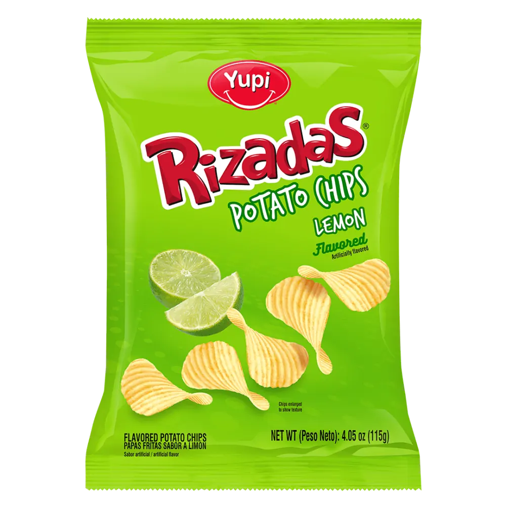 1081620 YUPI RIZADAS LEMON 20 4 05 OZ FRONT