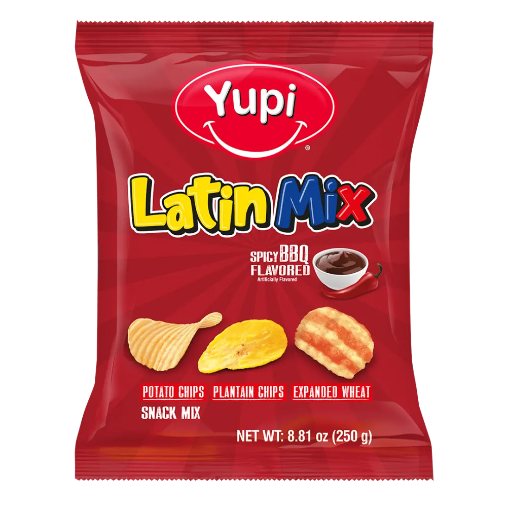 1081634 YUPI GOLPE LATIN MIX SPICY BBQ 8 8 81 OZ FRONT