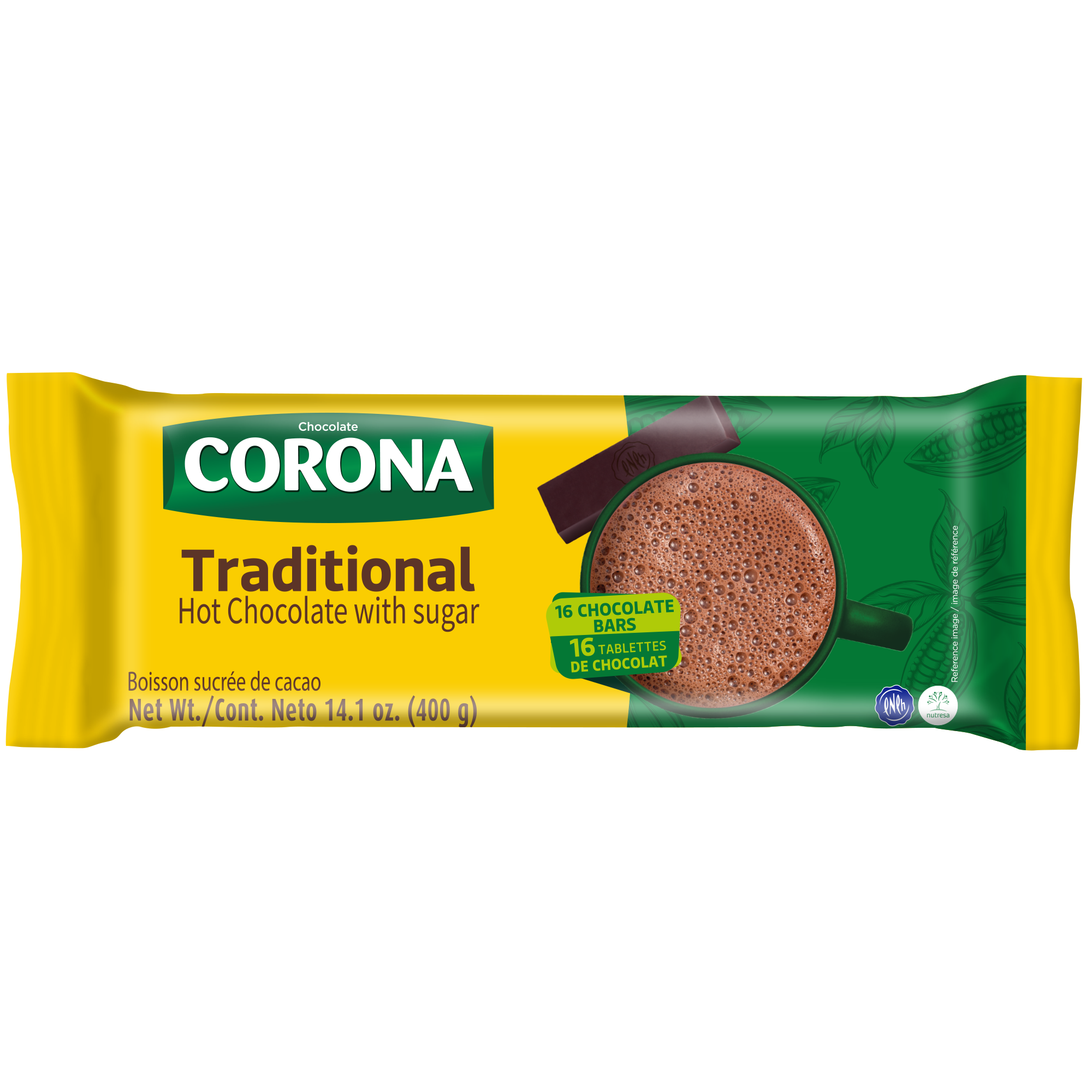 1079956 1079957 CORONA TRAD CHOC PORTND 20 14 1OZ FRONT