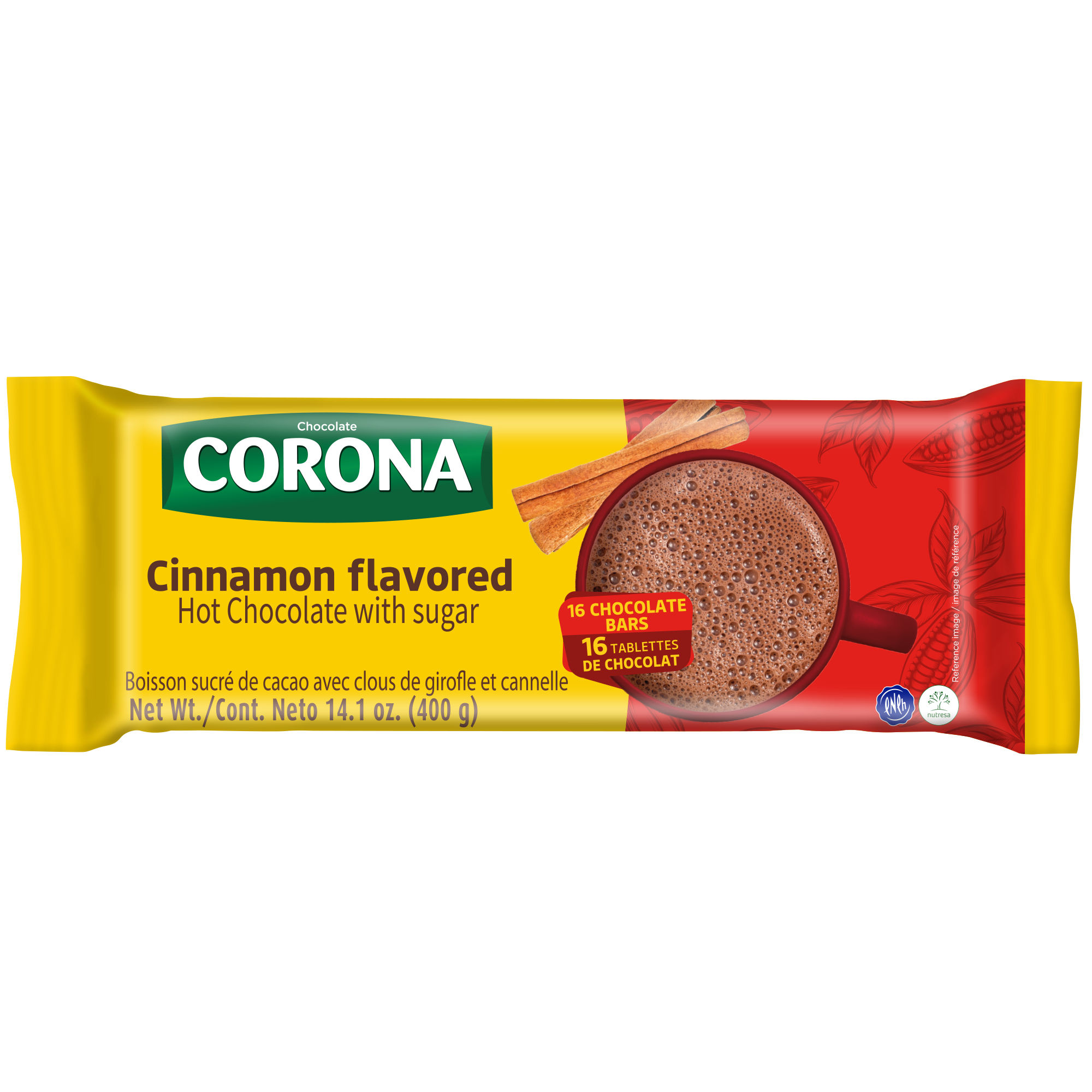 1079958 1080706 CORONA C&C CHOC PORTND BAR 20 14 1OZ FRONT