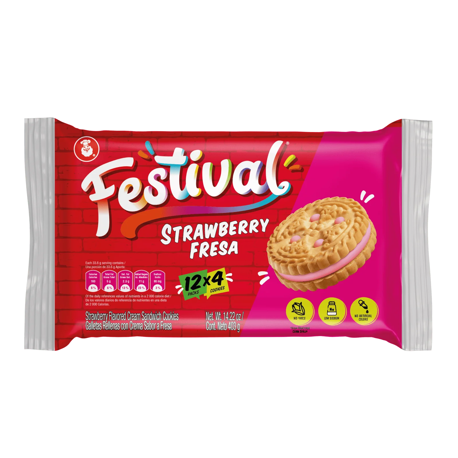 1041035 FESTIVAL COOKIE STRAWB BAG 24 14 22OZ FRONT