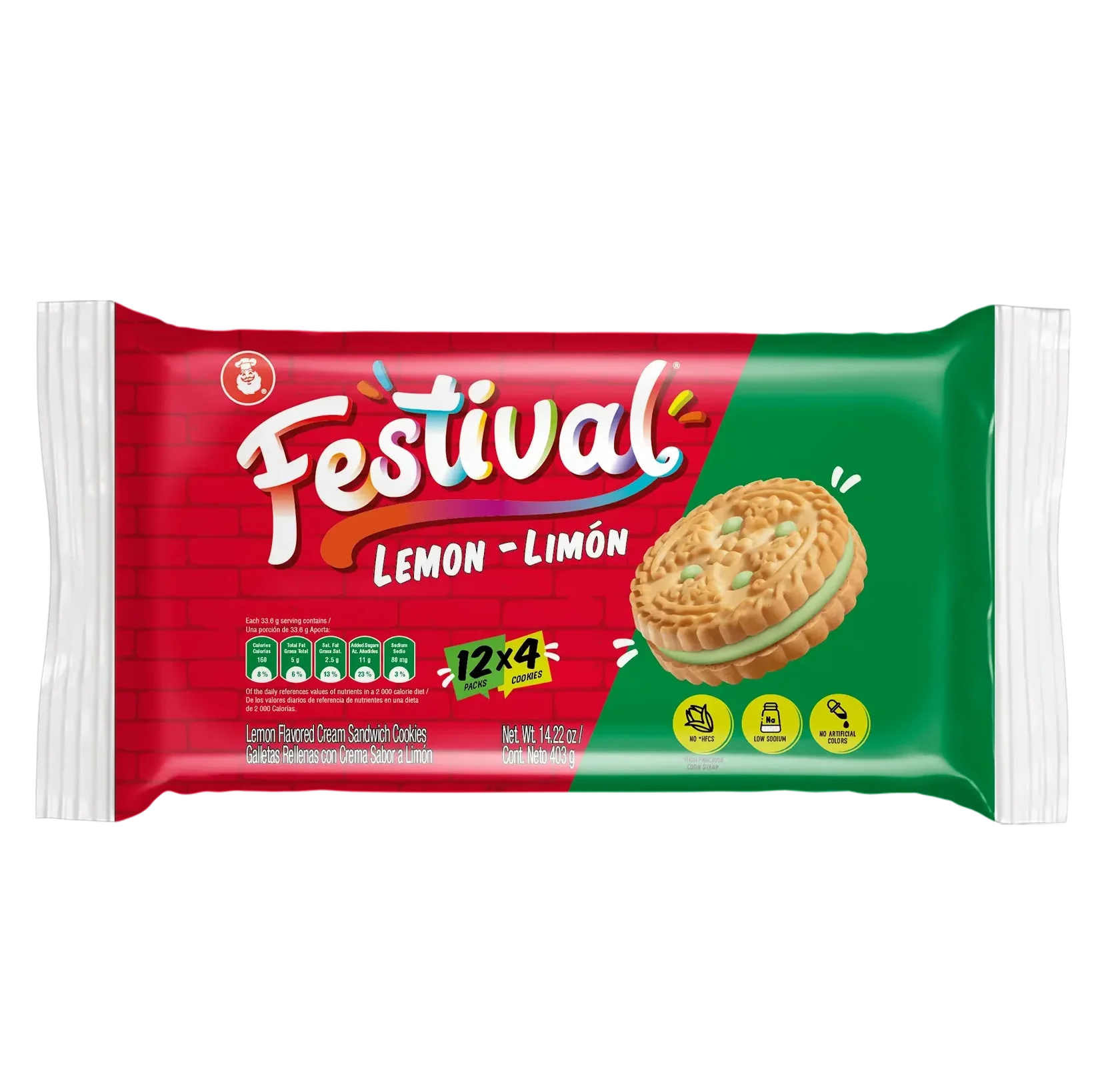 1041024 FESTIVAL COOKIE LEMON BAG 12 14 22OZ FRONT