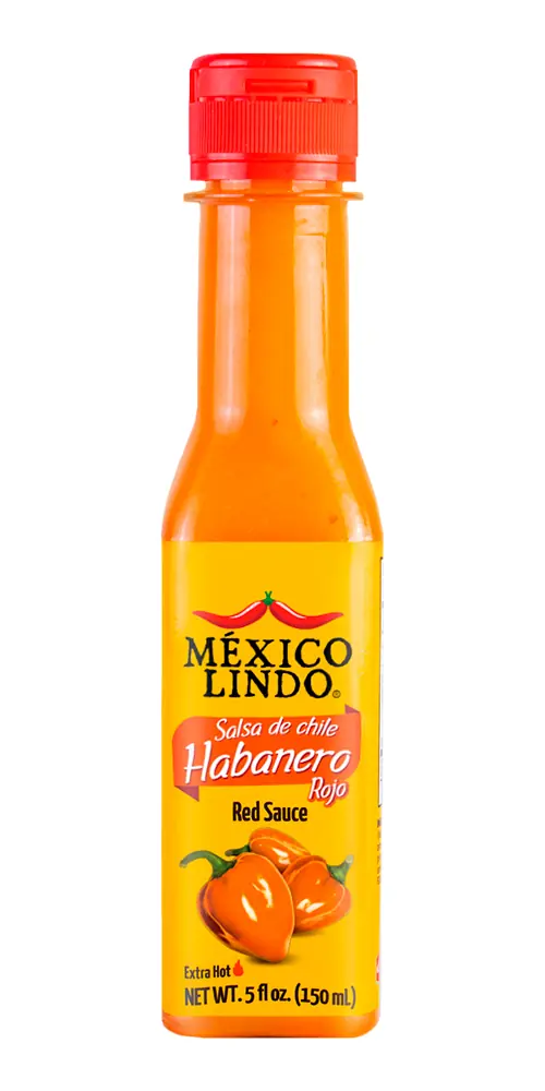 2008076 MEXICO LINDO Salsa Habanera Red 24 5oz