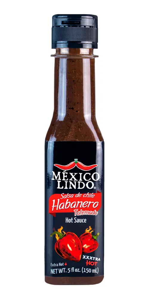 2009560 MEXICO LINDO SALSA HABANERA XXXTRA HOT 12 5OZ FRONT