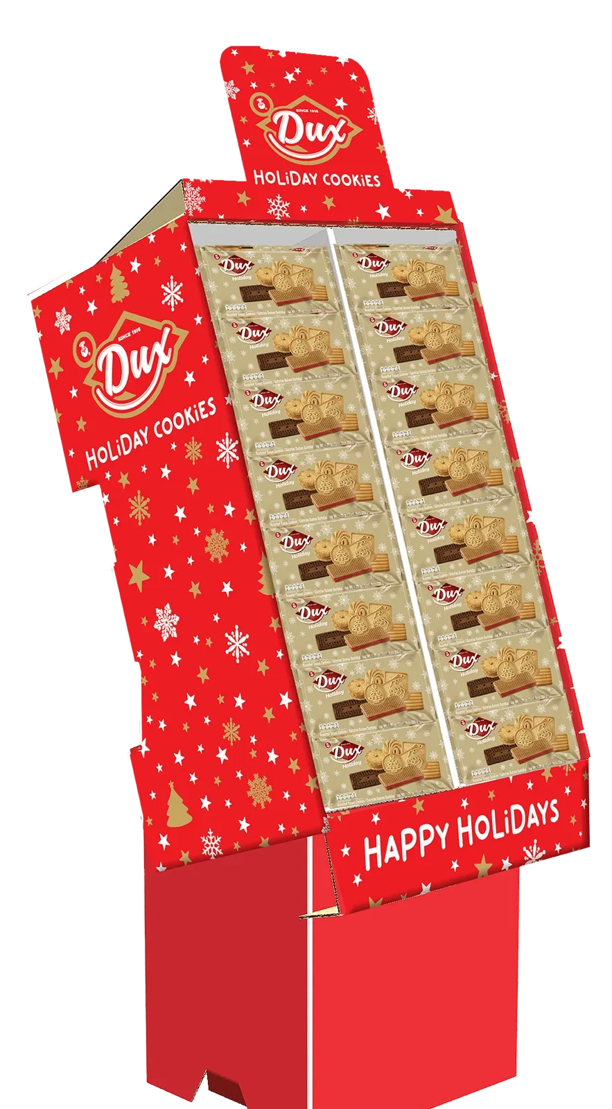 1081602 CHRISTMAS COOKIES SHIPPER BOX 48 7 05 OZ
