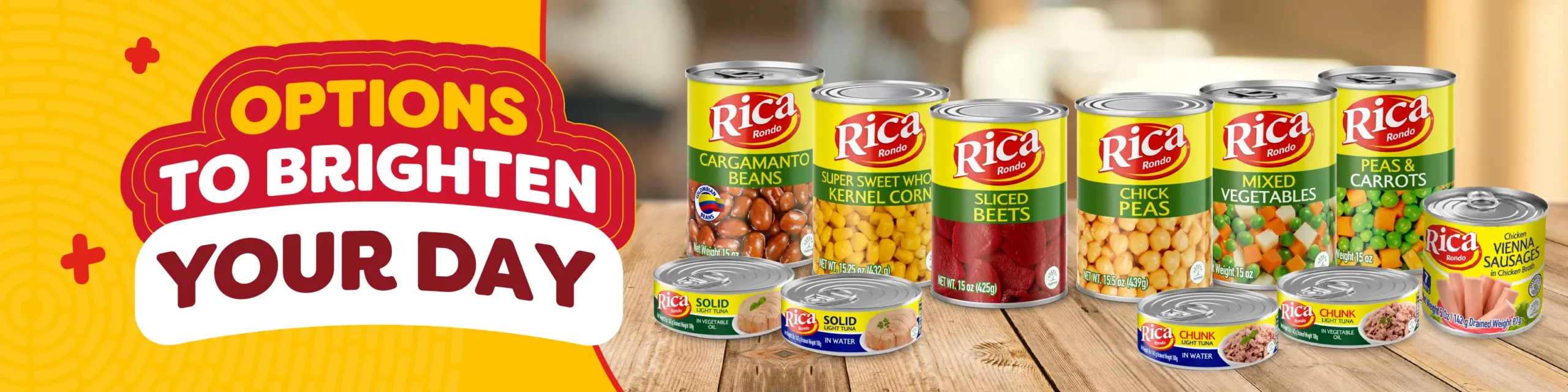 New Banner Rica with multiple products