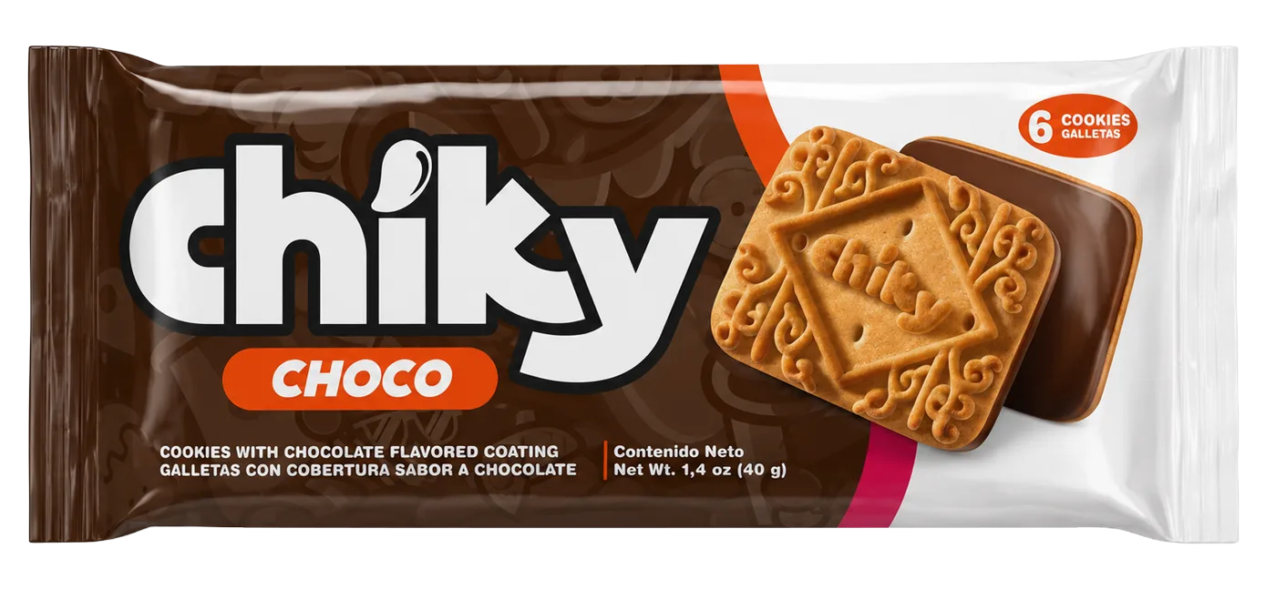 1014653 Chiky Chocolate Cookies Bag 16 9 Oz FRONT
