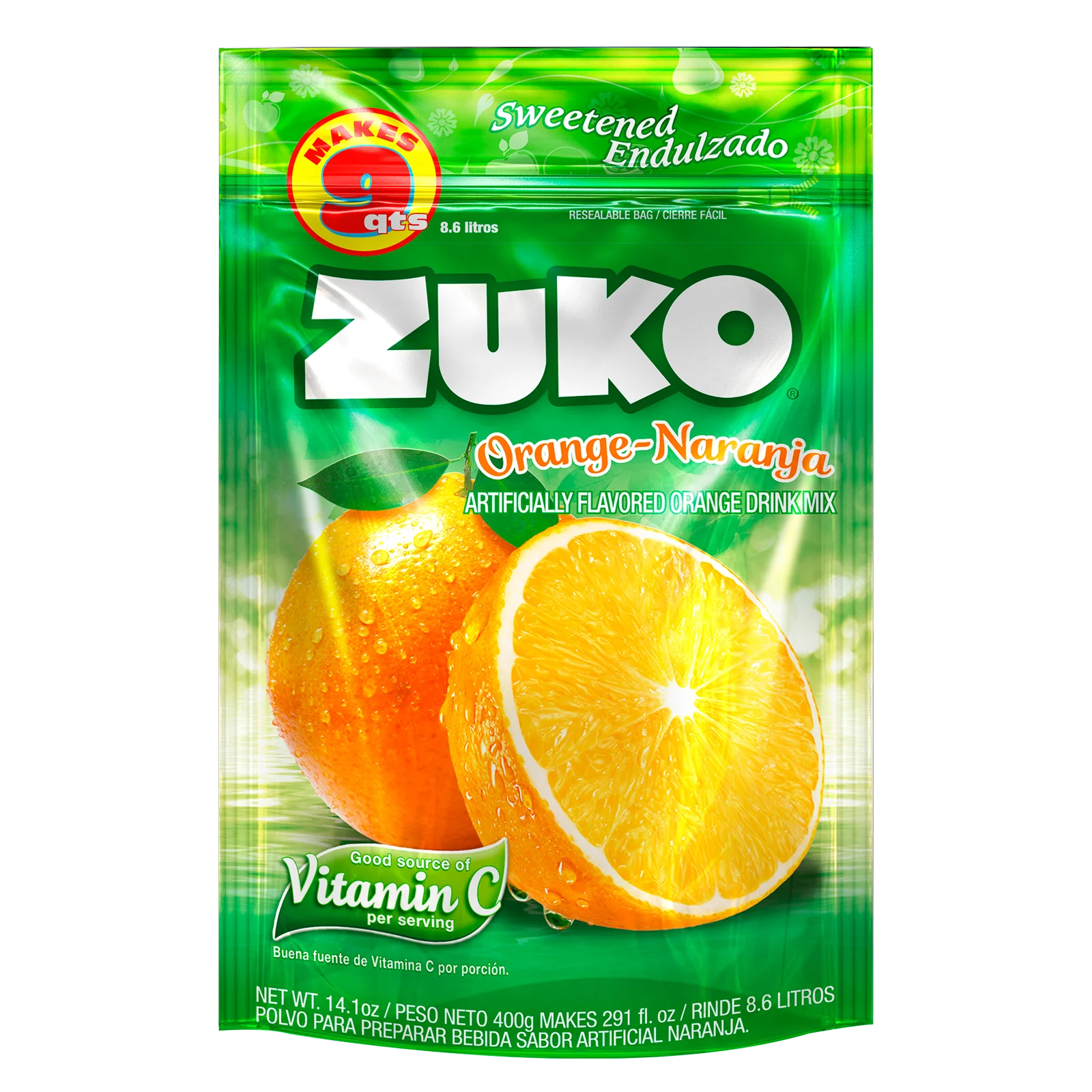 1024687 Zuko Orange Family Pack 14 1 Oz FRONT